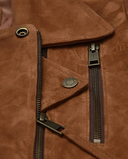 Vanessa Hudgens Brown Leather Jacket