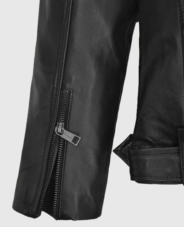 Kevin Hart Black Leather Jacket