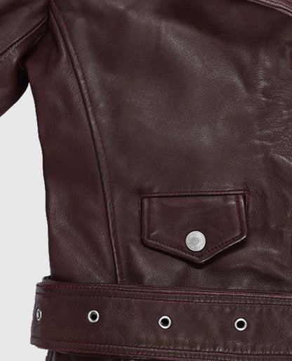 Eiza Gonzalez Leather Trench Coat