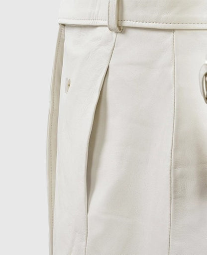 Vanessa Kirby Mission Impossible Fallout Leather Long Coat