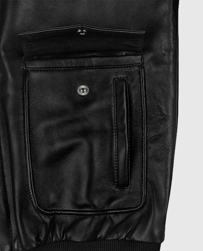 Men's Bomber A2 Flight Leather Jacket