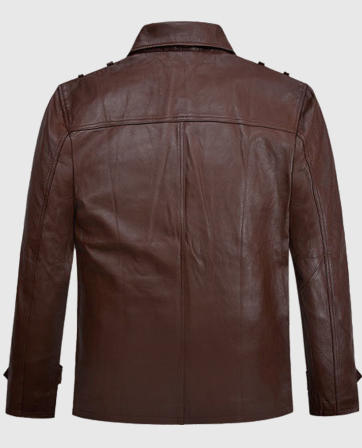 Sebastian Stan A Different Man Leather Jacket