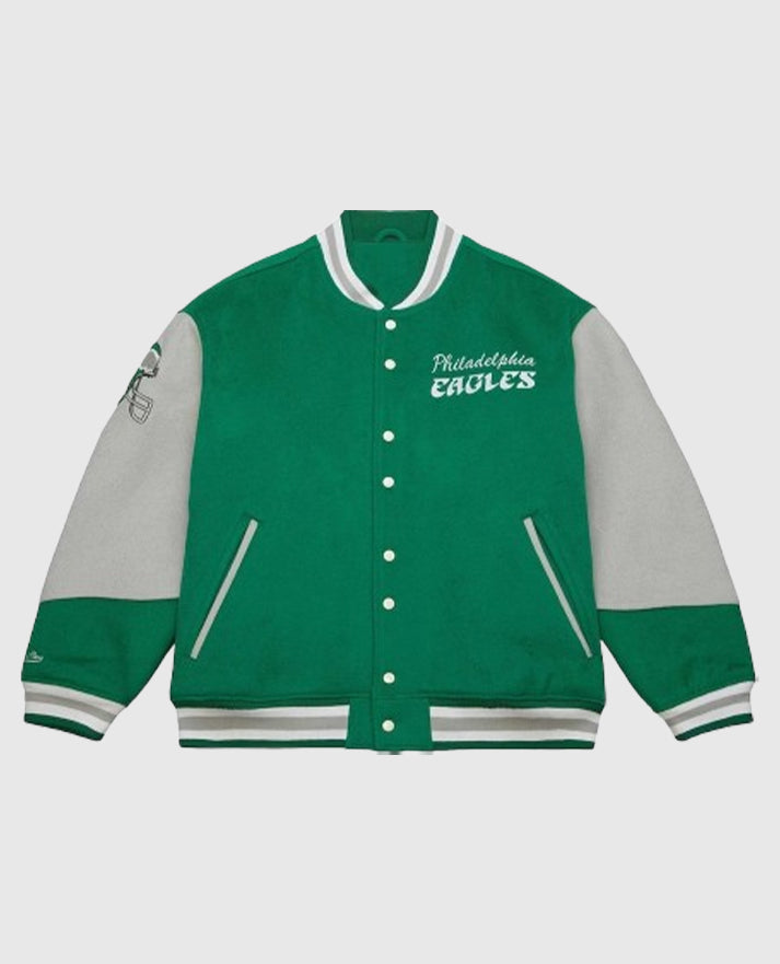 90s Eagles Lettermans Jacket