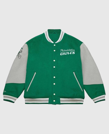 90s Eagles Lettermans Jacket
