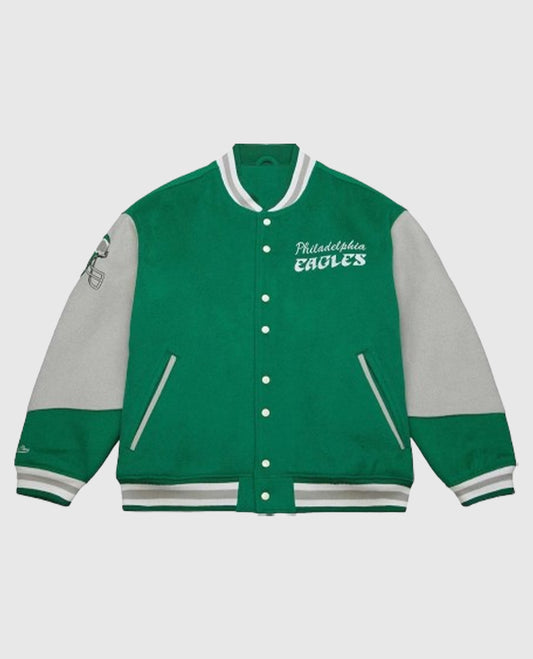 90s Eagles Lettermans Jacket