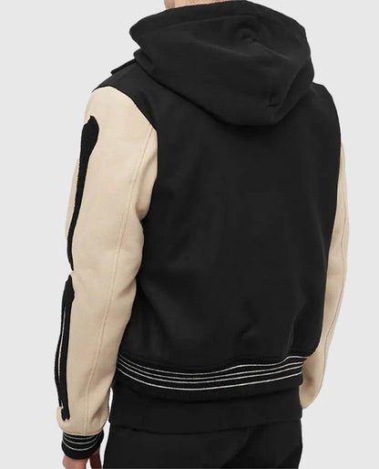Amiri Bones Letterman Wool Jacket