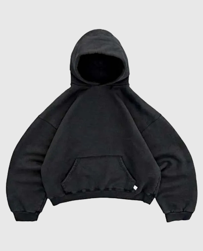 Akimbo Pullover Black Hoodie