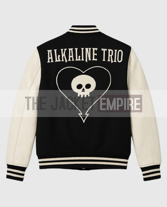 Alkaline Trio Black n White Varsity Jacket
