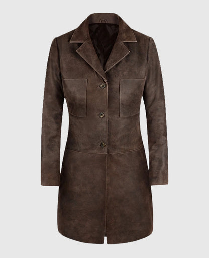 Annabelle Wallis The Mummy Trench Coat