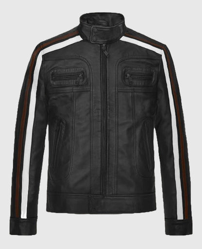 Ansel Elgort November Criminals Black Leather Jacket