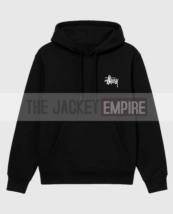 Basic Stussy Black Hoodie