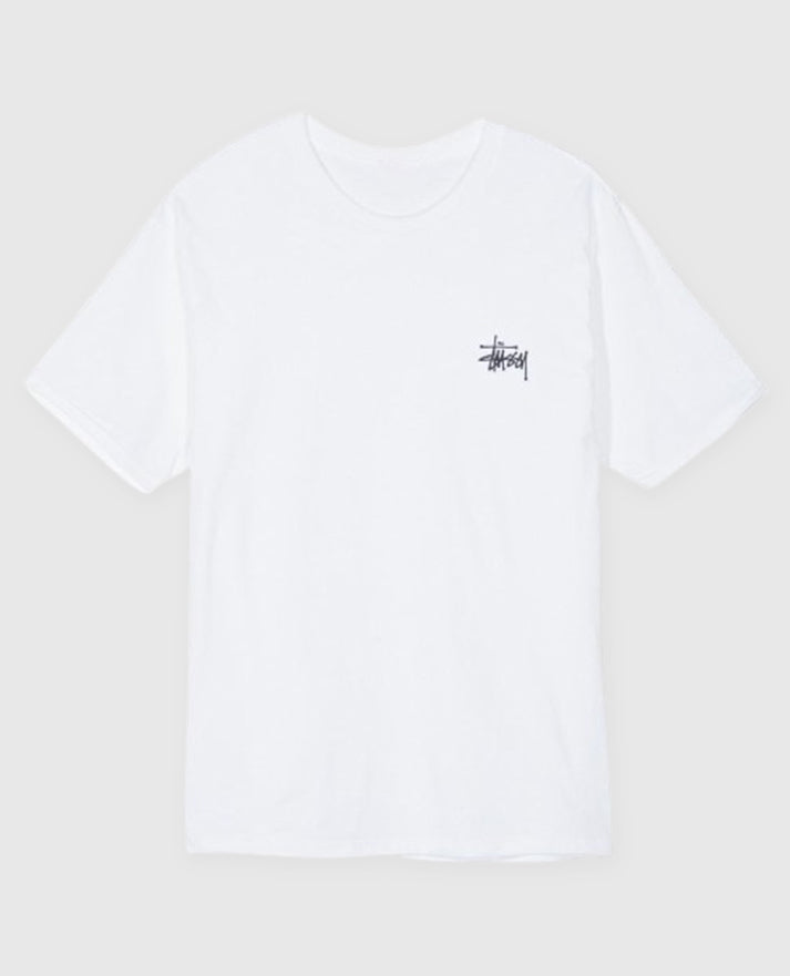 Basic Stussy White Pullover Tee