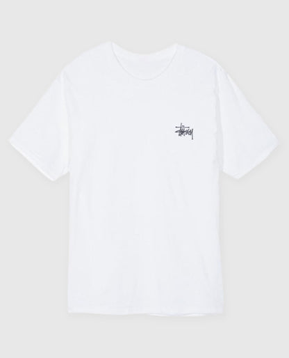 Basic Stussy White Pullover Tee