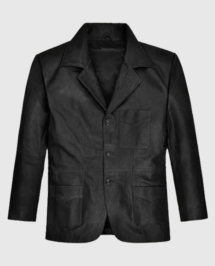 Ben Stiller Leather Blazer