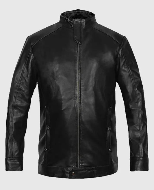 Bradley Cooper Limitless Black Leather Jacket