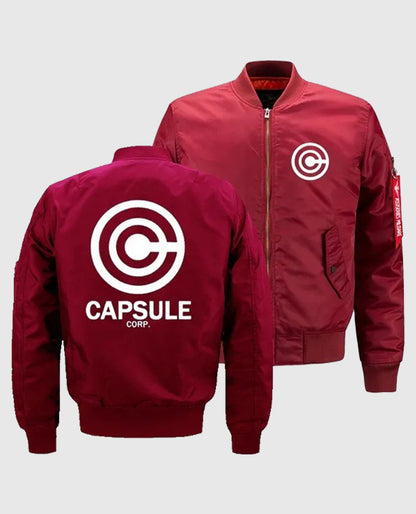 Capsule Corp Red Bomber Jacket