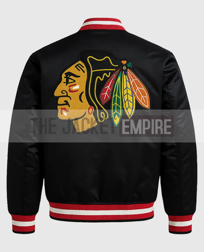 Chicago Blackhawks Starter Black Jacket