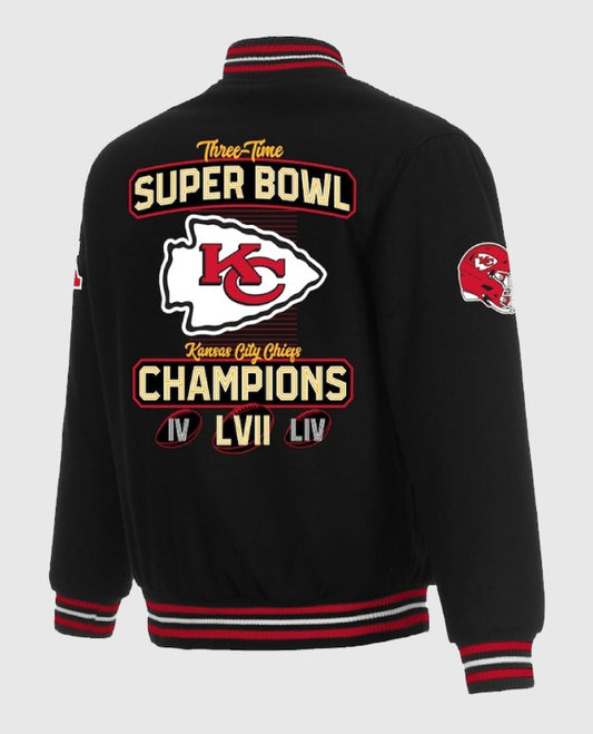 Chiefs Super Bowl LVII Champions Black Jacket