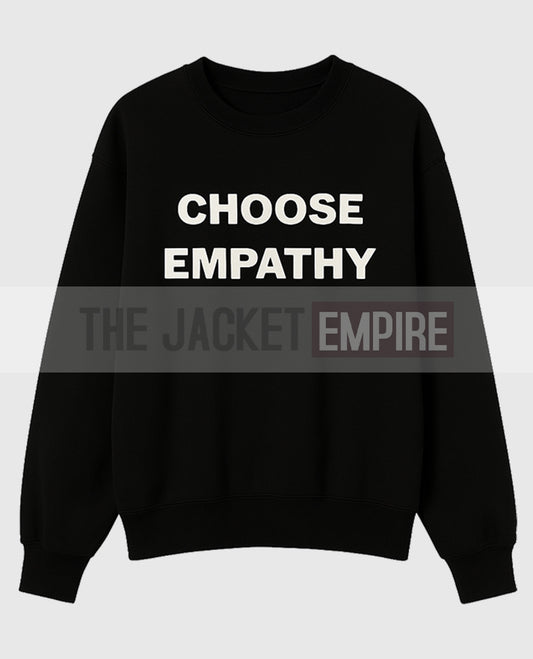 Choose Empathy Black Sweatshirt