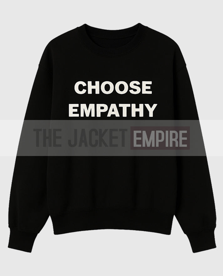 Choose Empathy Black Sweatshirt