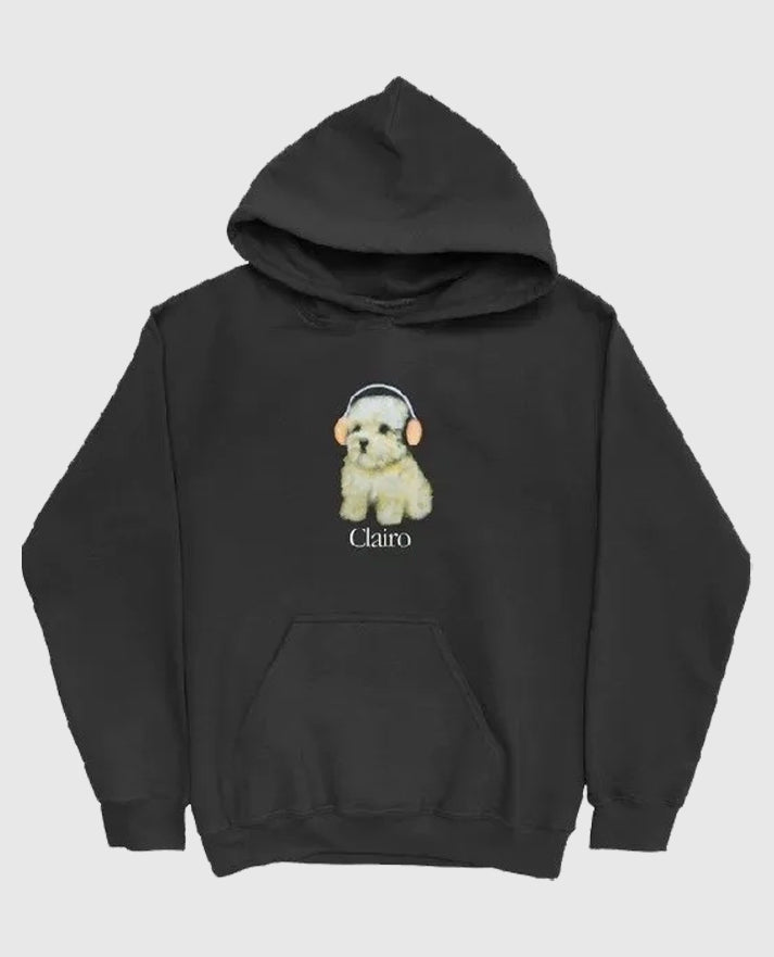 Clairo Dog Black Hoodie