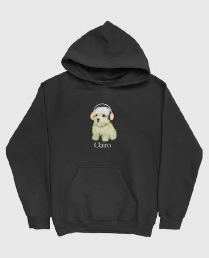 Clairo Dog Black Hoodie