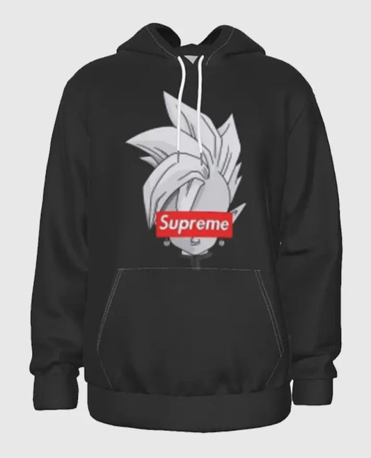 DBZ Shin Supreme Kai Logo Black Hoodie