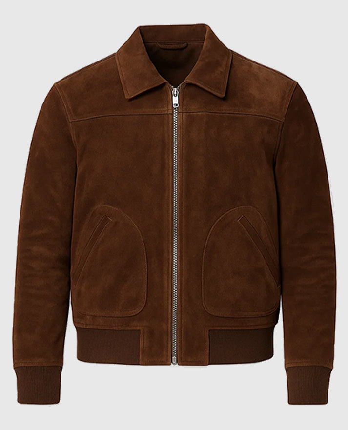 David Beckham Suede Leather Jacket