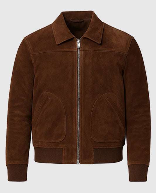 David Beckham Suede Leather Jacket