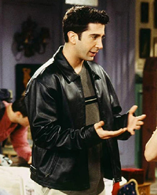 David Schwimmer Friends Season 4 Leather Jacket