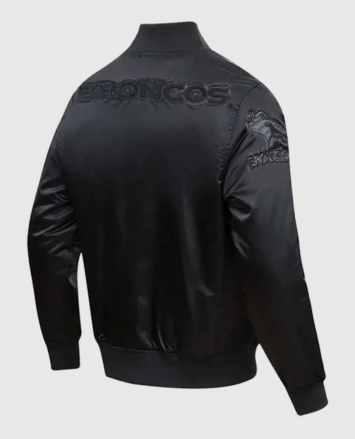 Denver Broncos Triple Black Jacket