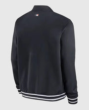 Detroit Tigers Black Bomber Full-Zip Black Jacket