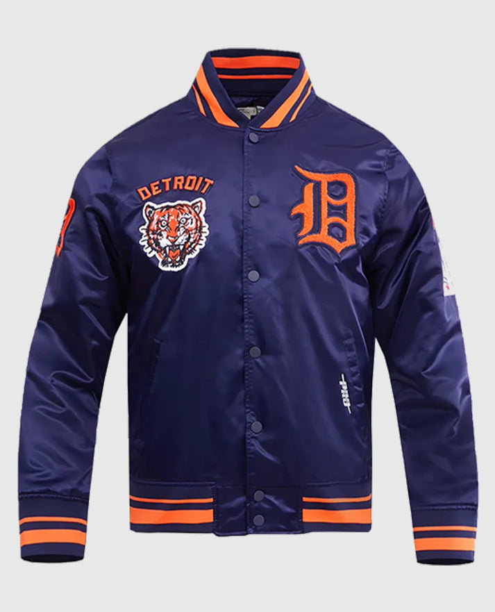 Detroit Tigers Retro Classic Rib Midnight Navy Jacket