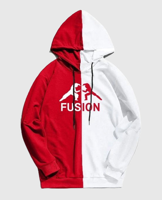 Dragon Ball Z Fusion Dance Bicolor Red n White Hoodie