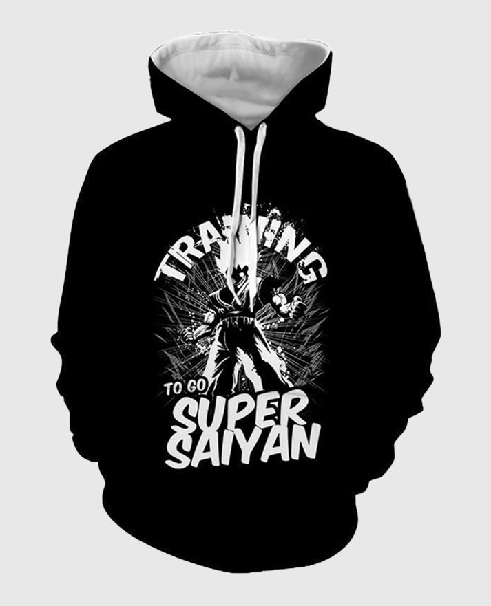 Dragon Ball Z Goku Training To Go Super Saiyan Epic Hoodie