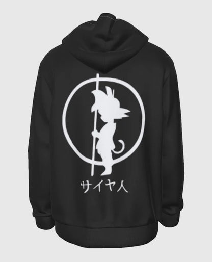 Dragon Ball Z White Shadow Kid Goku Pullover Hoodie