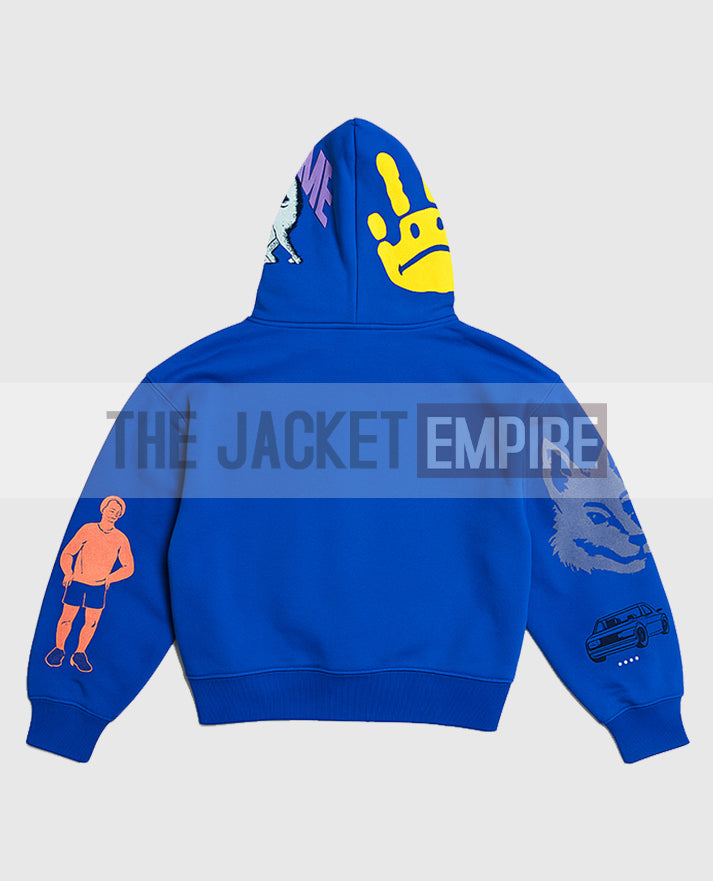Drake Pullover Blue Hoodie