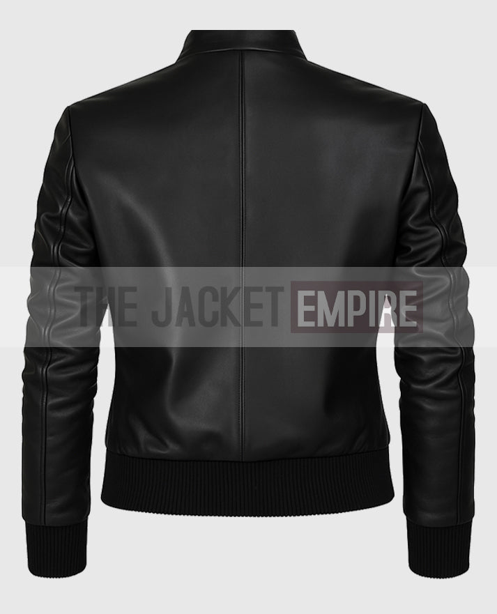 Elena Gilbert The Vampire Diaries Leather Black Jacket