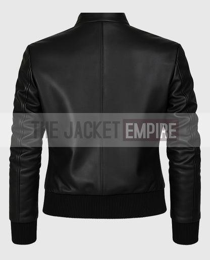 Elena Gilbert The Vampire Diaries Leather Black Jacket