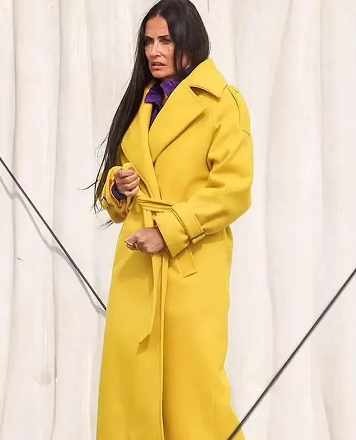 Elisabeth Sparkle The Substance Yellow Coat