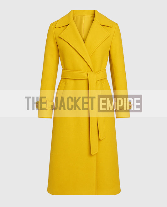 Elisabeth Sparkle The Substance Yellow Long Coat