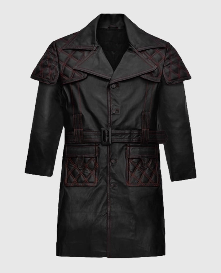 Elvis Presley Leather Long Coat