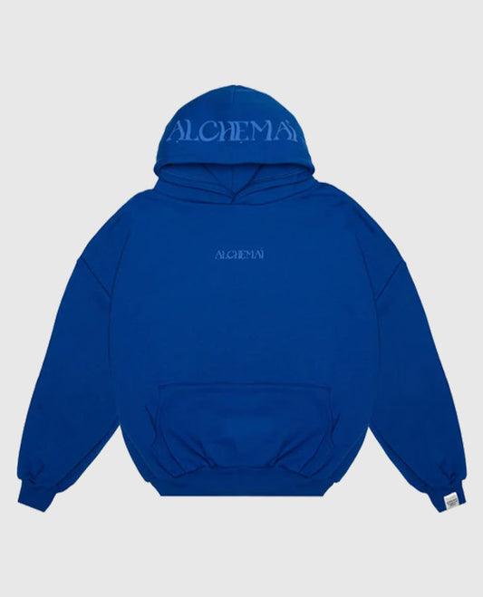 Fear of Looking Stupid Hoodie Blue
