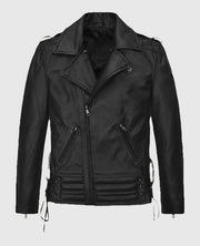 Freddie Mercury Black Biker Leather Jacket