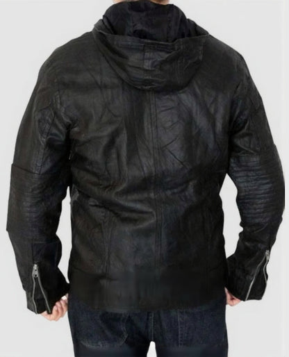 Ghost Protocol Mission Impossible Black Leather Jacket