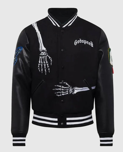 Godspeed Skull Rod Halloween Bomber Jacket