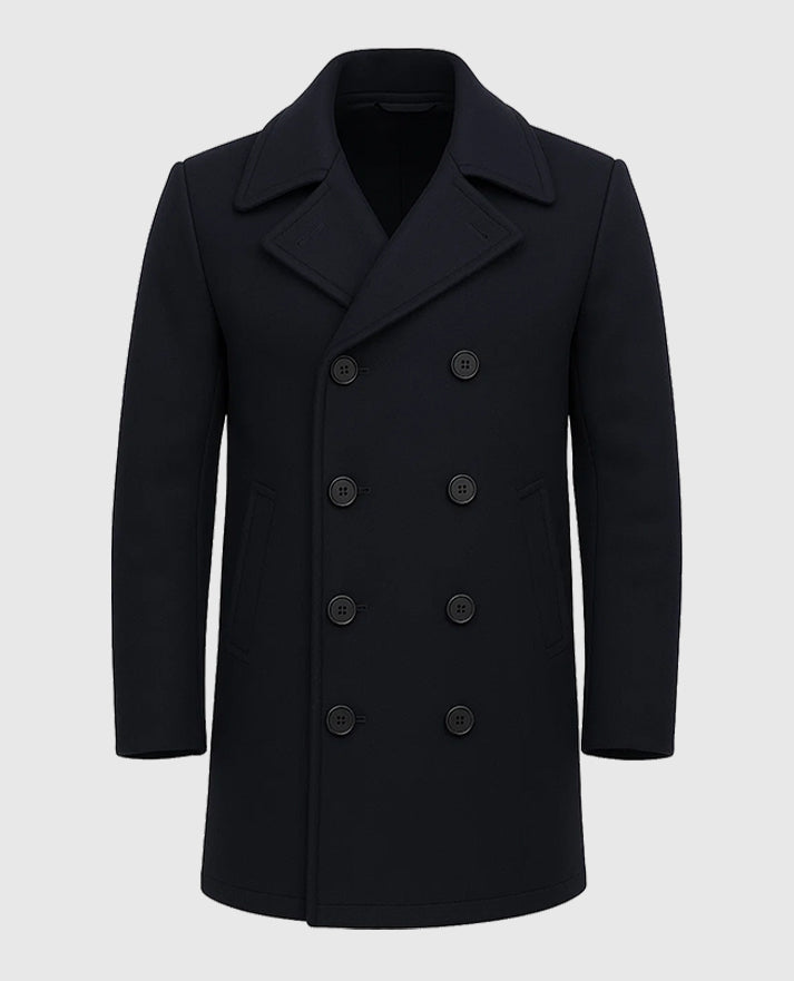 Harry Da Souza MobLand Black Wool Coat
