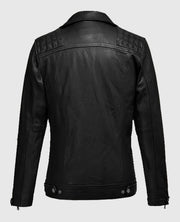  Ironwood  Black Biker Leather Jacket