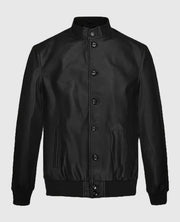 John Cho Black Leather Jacket
