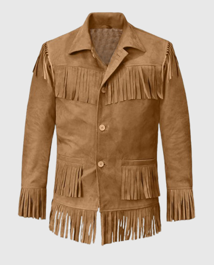 Jon Voight Midnight Cowboy Brown  Leather Jacket